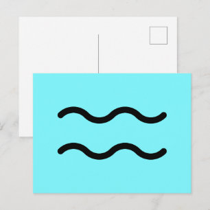 Carte postale du Verseau