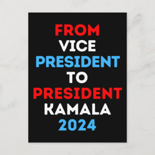 Carte Postale Du Vice-Président Au Président Kamala 2024 VP Ka