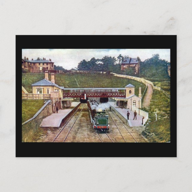 Carte postale du Vieux-Londres - Station Highgate (Devant)
