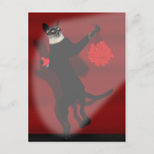 Carte postale du voleur des coeurs (Devant)