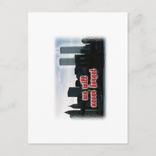 Carte postale du World Trade Center (Devant)