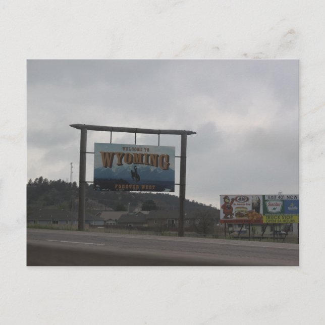 Carte postale du Wyoming (Devant)