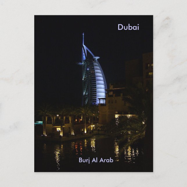Carte Postale Dubaï, Burj Al Arab (Devant)