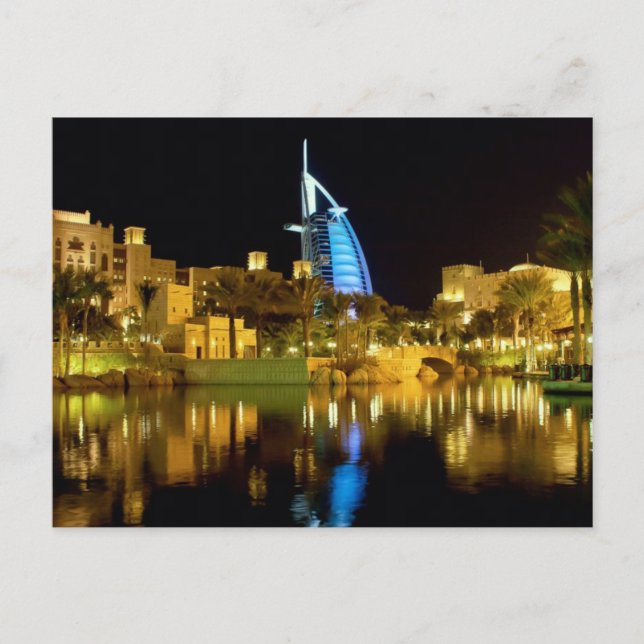 Carte Postale Dubaï Burj Al-Arab Souk Madinat Jumeirah Emirates (Devant)