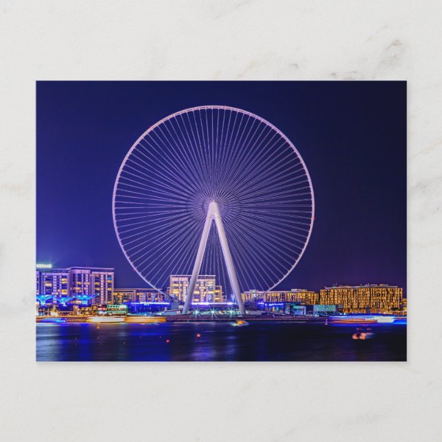 Carte Postale Dubaï, grande roue (Devant)