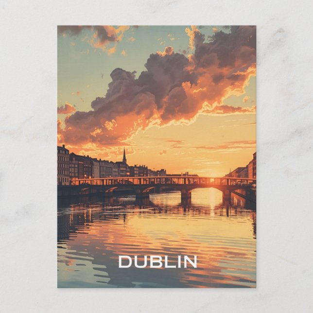 Carte Postale Dublin (Devant)