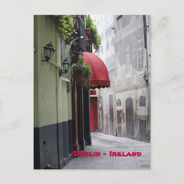 Carte Postale Dublin Alley (Devant)