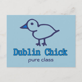 Carte Postale Dublin Chick