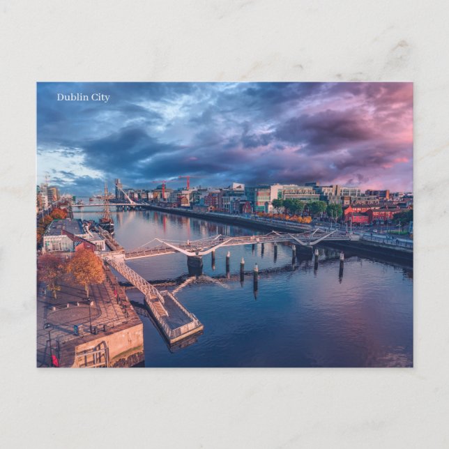 Carte postale Dublin City (Devant)