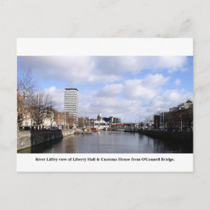 Carte Postale Dublin City Ireland, Liberty Hall, Douanes House