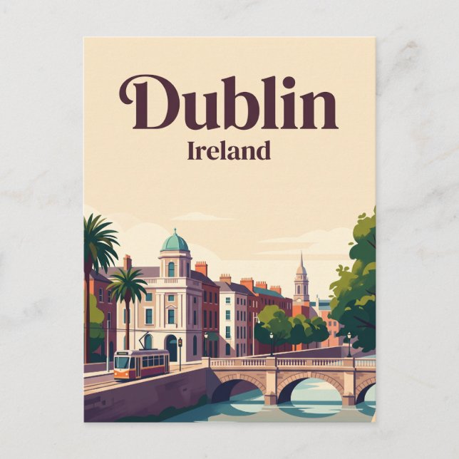 Carte Postale Dublin Irlande (Devant)