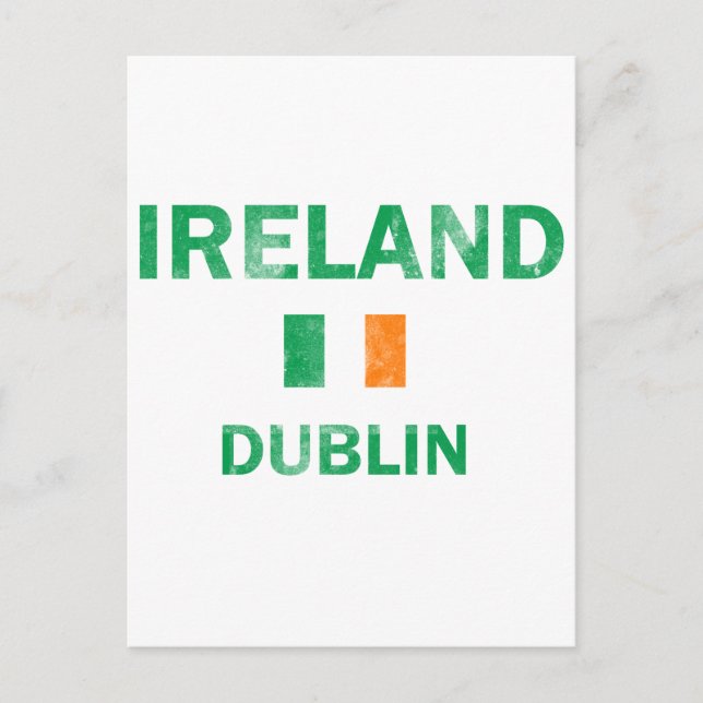 Carte Postale Dublin Irlande Designs (Devant)