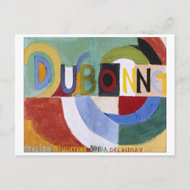 Carte Postale Dubonnet | Sonia Delaunay | (Devant)