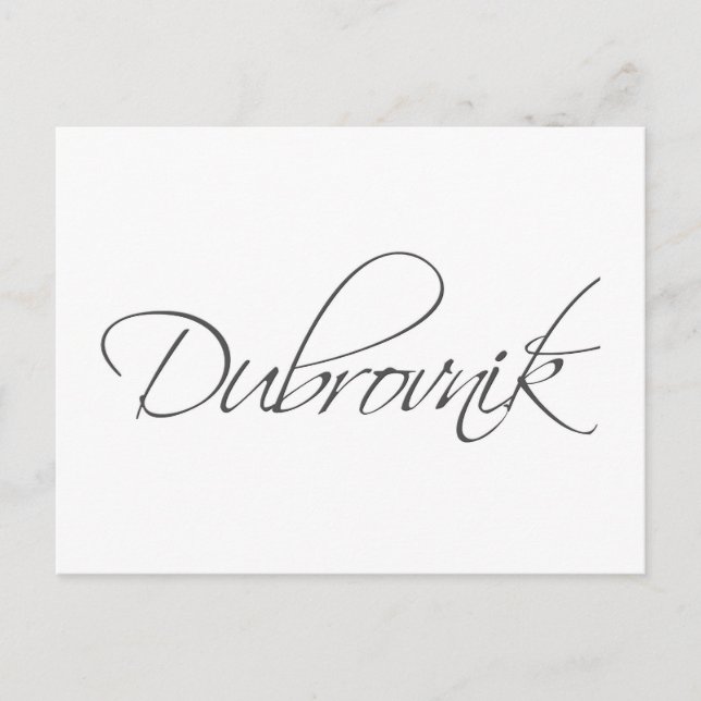Carte Postale Dubrovnik (Devant)