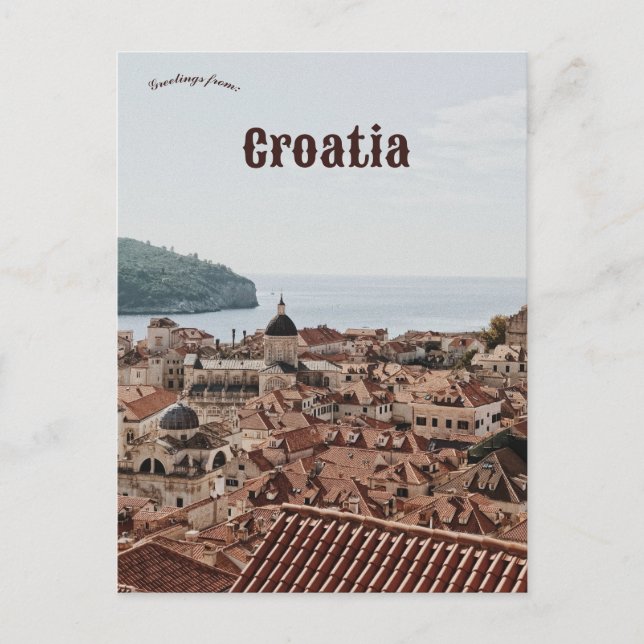 Carte Postale Dubrovnik Croatie (Devant)