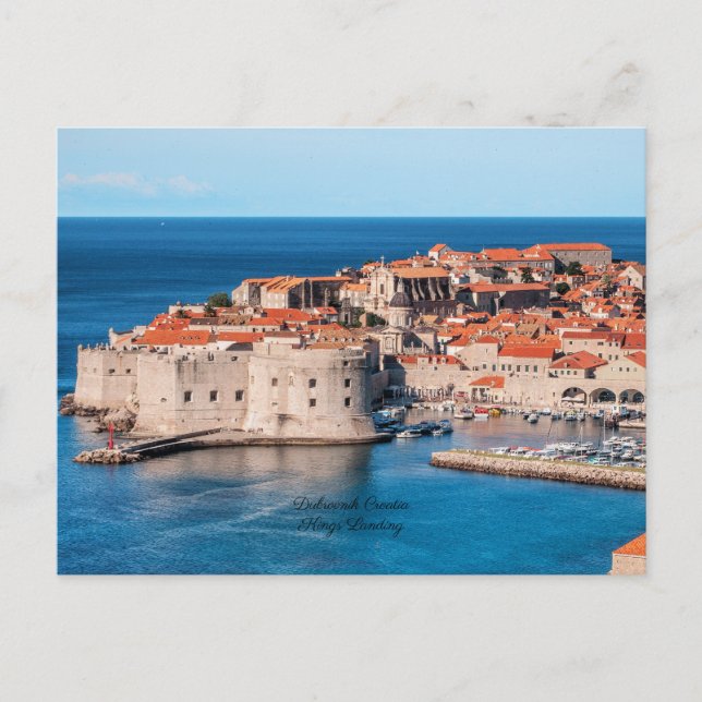 Carte Postale Dubrovnik Croatie, Kings Landing, (Devant)