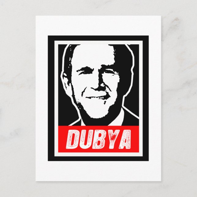 CARTE POSTALE DUBYA (Devant)