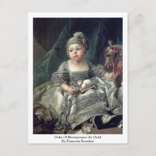 Carte Postale Duc De Montpensier Enfant Par François Boucher