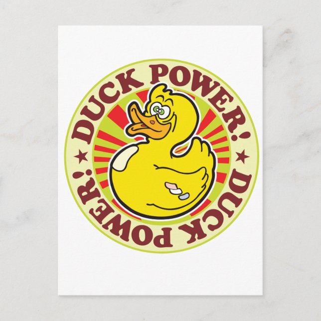 Carte Postale Duck Power ! (Devant)