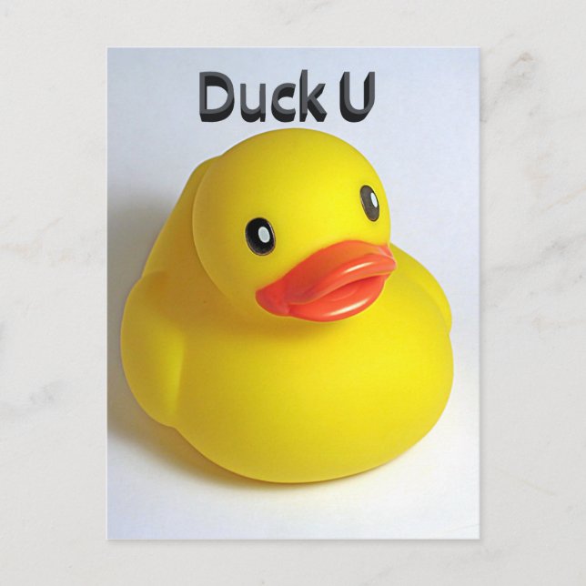 Carte Postale Duck U (Devant)
