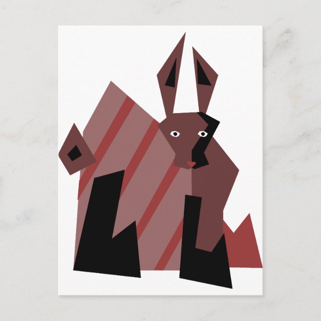 Carte Postale Dude Rabbit (Devant)