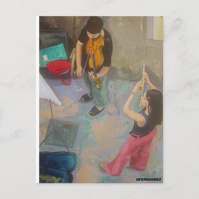 Carte Postale duetto (Devant)