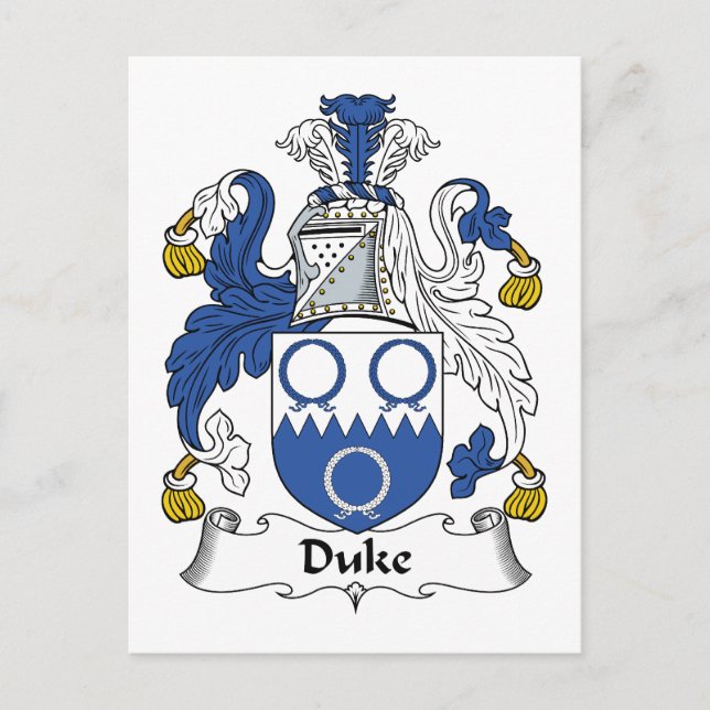 Carte Postale Duke Family Crest (Devant)