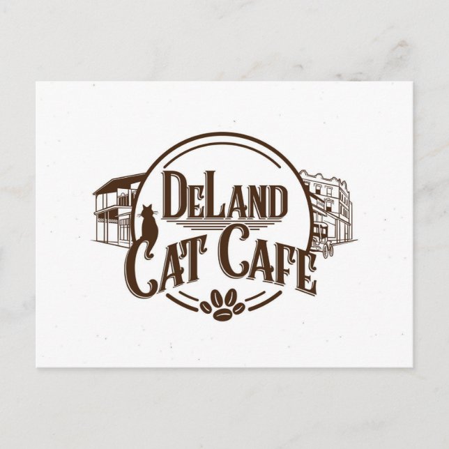 Carte postale DuLand Cat Cafe (Devant)