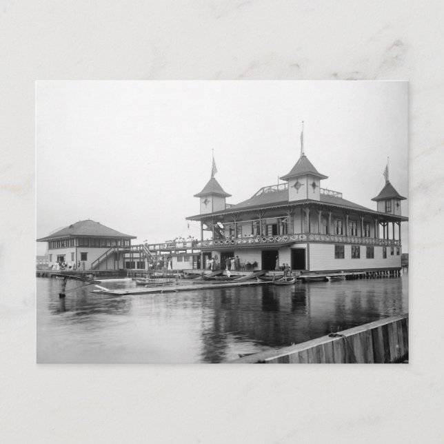 Carte Postale Duluth Boat Club : 1906 (Devant)