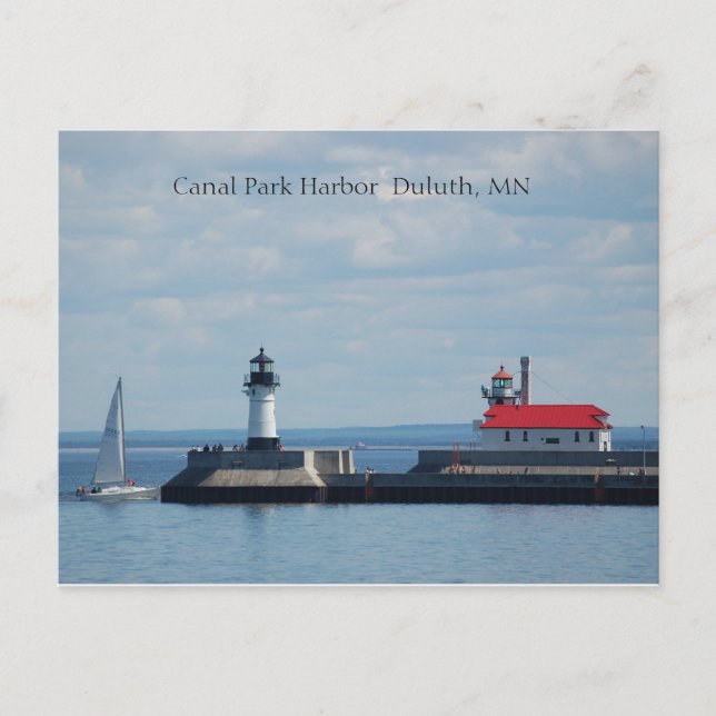 Carte Postale Duluth Harbour, Canal Park Harbour Duluth, MN (Devant)