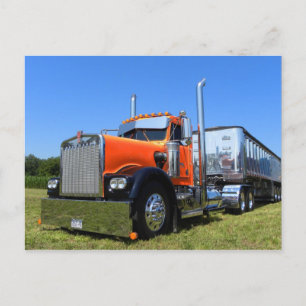Carte postale Dumper Kenworth W900A