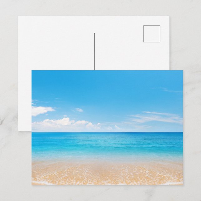 Carte postale d'un appartement moderne avec vue su (Devant / Derrière)