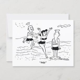 Carte Postale D'un gardien de vie à un autre, drôle Vintage