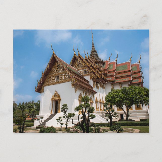 Carte postale d'un temple pittoresque en Thaïlande (Devant)