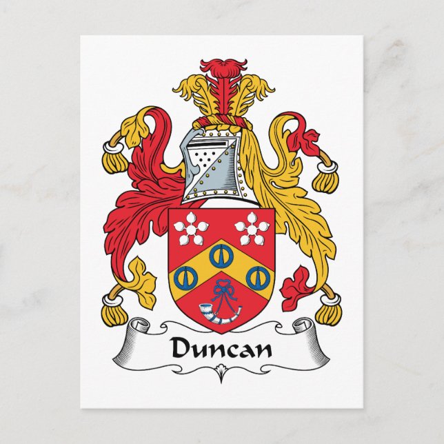 Carte Postale Duncan Family Crest (Devant)