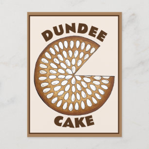 Carte Postale Dundee Cake Scotland Scotland Food Fruit Cake