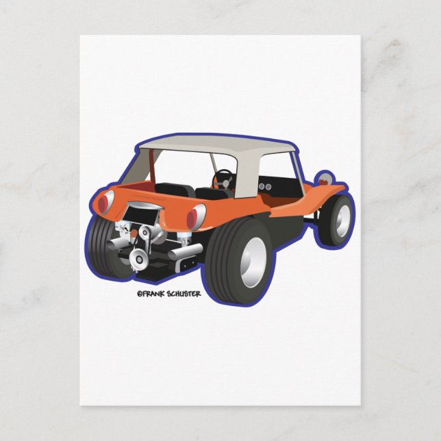 Carte Postale Dune Buggy Manx (Devant)