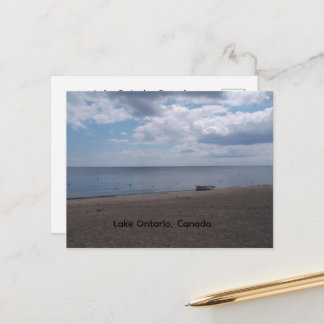 Carte postale d'une chaloupe sur le lac Ontario