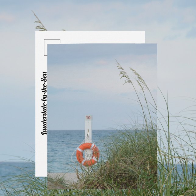 Carte Postale Dune de sable et anse de vie Photographie côtière (Créateur téléchargé)