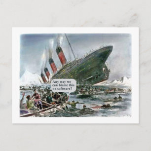 Carte Postale D'Une Façon Ou D'Une Autre, On Peut Blâmer Cela Su