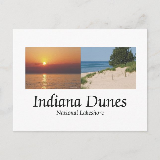 Carte Postale Dunes d'ABH Indiana (Devant)