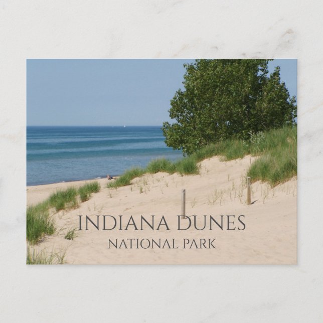 Carte Postale Dunes de l'Indiana (Devant)