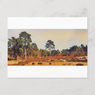 Carte Postale Dunes de sable à Holm près de Hambourg nature art