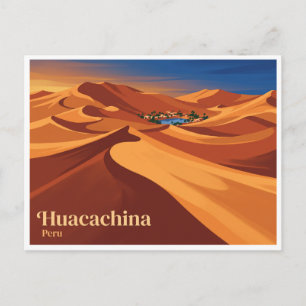 Carte Postale Dunes de sable de Huacachina Ica Pérou
