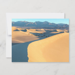 Carte Postale Dunes de sable du désert à Sunrise