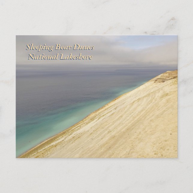 CARTE POSTALE "DUNES DE SLEEPING BEAR/ ÉCLAIRAGE ET ANGLES" (Devant)