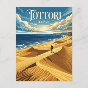 Carte Postale Dunes de Tottori Japon
