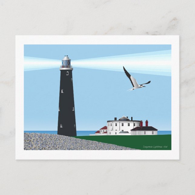 Carte Postale Dungeoness Lighthouse (Devant)