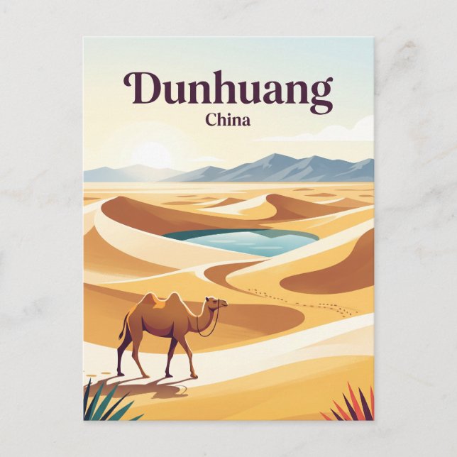 Carte Postale Dunhuang Chine (Devant)