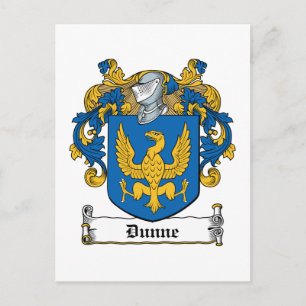 Carte Postale Dunne Family Crest